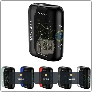 Fasoul Stellar 二回機 支援 IQOS ILUMA專用煙彈 5色可選 25支煙彈續航，顏色：水晶紅/霧黑/珠寶藍，產品主圖